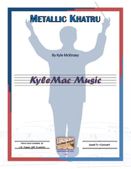 Metallic Khatru Concert Band sheet music cover Thumbnail